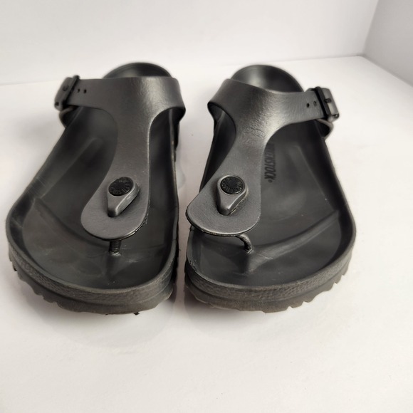 Birkenstock Gizeh Women's Essentials Gray Thong Casual Sandals Size 38 (7) - Picture 5 of 8